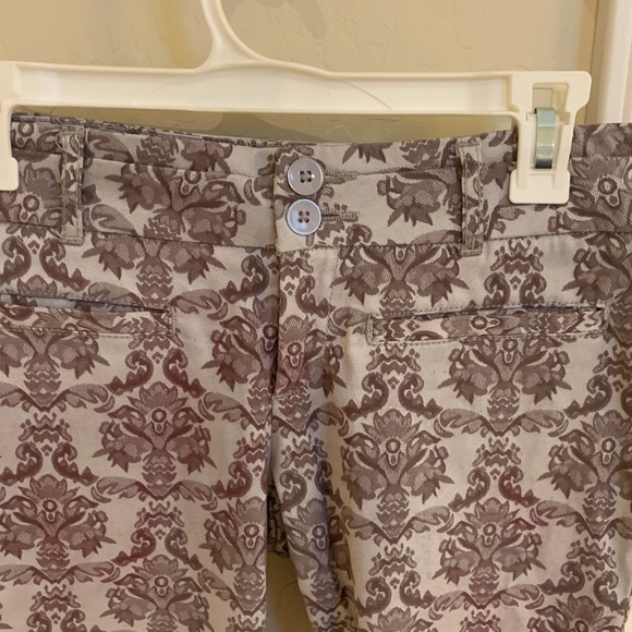 Cartonnier Anthropologie Charlie Brocade ankle pant sz 0 - Picture 2 of 8